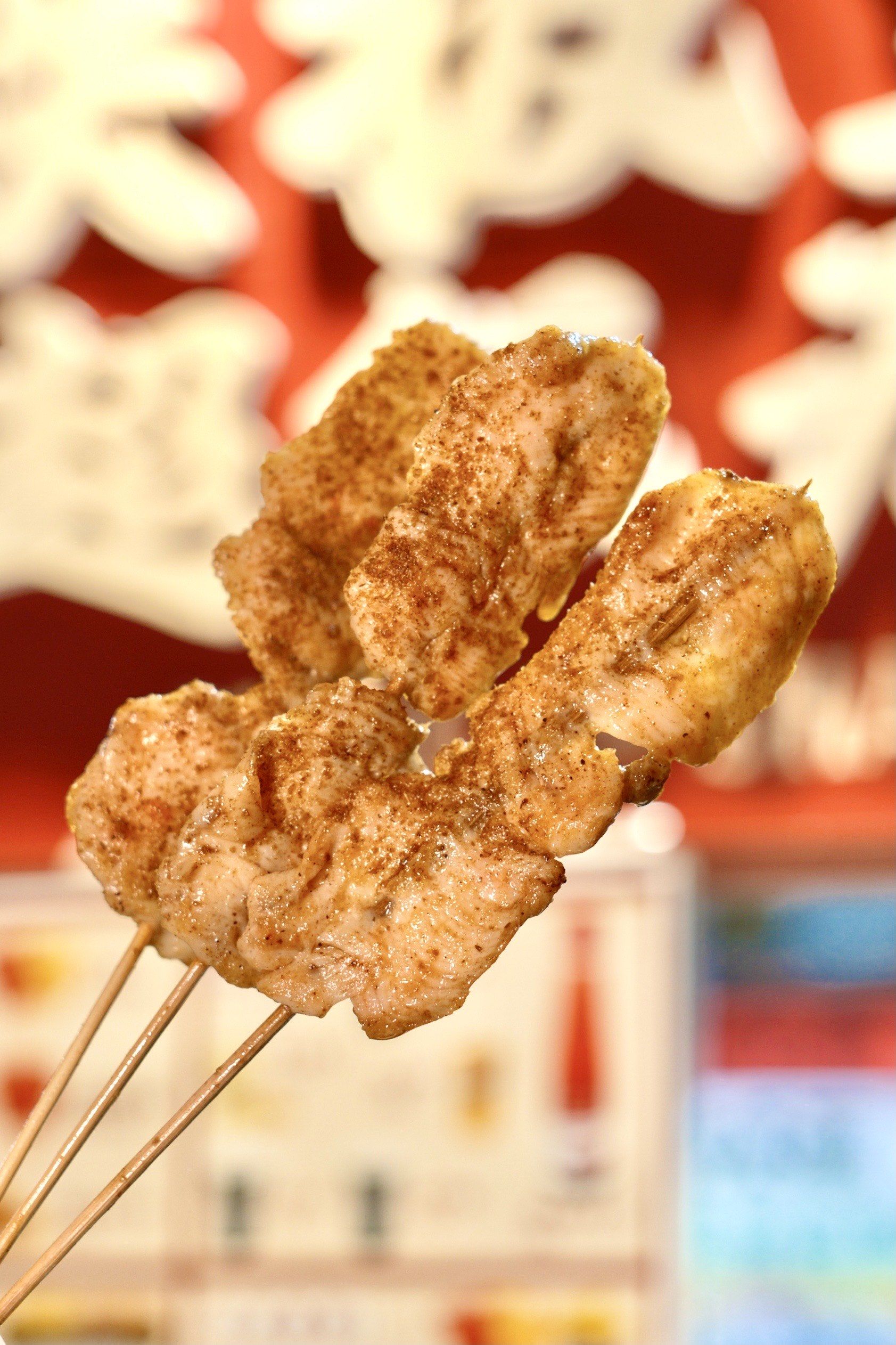 汕头新店‼️超级无敌好吃的铁板里脊肉串🍖