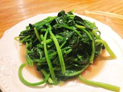 虾酱菠菜-十面欢腾·海鲜面·台式Bistro(长乐路店)