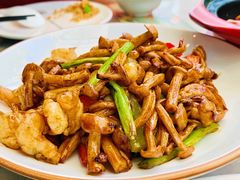 XO酱爆白玉菇虾仁-大树餐厅(红旗街万达店)