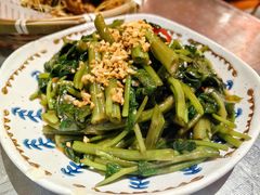 泰式虾酱炒空心菜-清迈清迈巷口小排档(烟台山店)