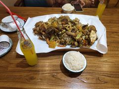 -东来菜馆•手抓海鲜家常菜•海鲜锅贴(鸽子窝店)