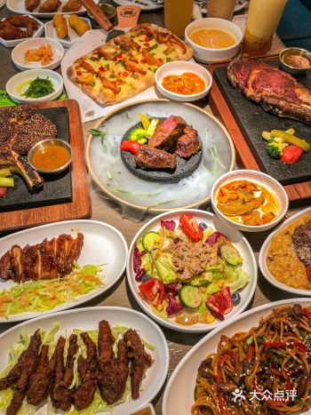 成都·厚切牛排食材，30款副菜自助必去店~