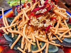 皮蛋拌馓子-霄汉羊排(万松园一店)