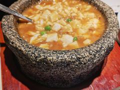 鸡汤虾仁豆腐-绿茶餐厅(深南广场万科店)