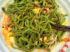 西红柿鸡蛋面-手擀菠菜面(西康路店)