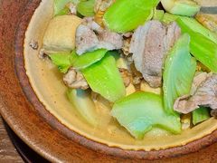 建水豆腐炒水东芥菜-随堂里