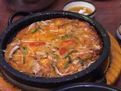 泡菜饼-神仙雪浓汤(明洞店)