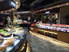 自助取餐区-环球约客烤涮自助(铜锣湾店)