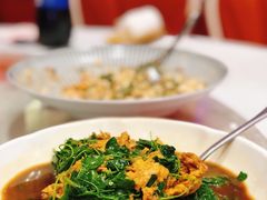 金花菜炒鸭蛋-好福记饭店(红梅公园店)