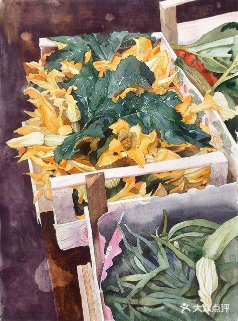 光感极好的水彩画，画面好像会呼吸！[加油]