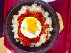 泡菜五花肉石锅拌饭-北京大学-燕南食堂