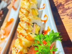鲜切芒果芝士卷寿司-小川洋风料理(街道口店)