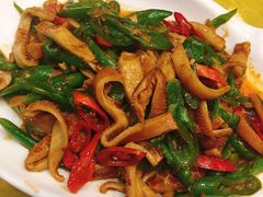 羊肚炒大蒜-蔡阿水羊肉店
