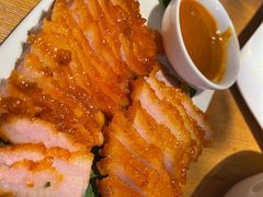 金牌炭烧猪颈肉-渔太泰漓江小馆·广西融合菜(西街店)