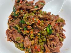 酸豆角鸡胗-兰湘子·湘菜小炒(济南领秀城店)