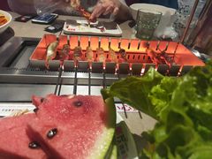 现穿羊肉串-丰茂烤串(钦州北路店)