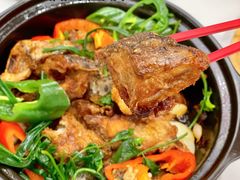 啫啫三文鱼头煲-避风塘·金牌店·夜宵(金玉兰店)