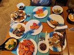-亚龙湾希尔顿自助餐厅·海鲜·烧烤·沙滩BBQ·现场乐队
