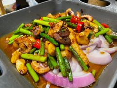 鱿鱼须年糕-老头儿油爆虾·知味杭州(爱琴海购物中心)