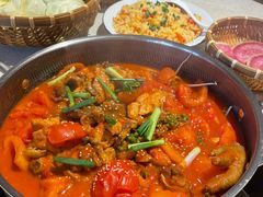 -贵州辣子鸡番茄鸡