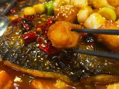 -探鱼·鲜青椒爽麻烤鱼(银泰城店)