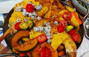 Honey-glazed Roast Chicken Platter
