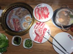 -韩京炭火烤肉自助料理(柯桥万达店)
