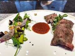 A5霜降牛肉薄烧-wann lounge 低温慢煮牛排·清吧