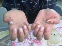-手牵手美甲