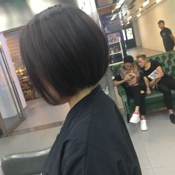 -INS羽毛接发·巴黎画染