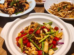 辣炒鱿鱼头-老头儿油爆虾(金鹰世界店)