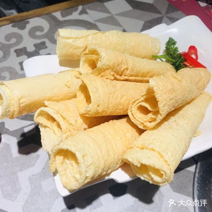 汤岛涮小火锅(海曙恒一店)油炸腐皮卷图片