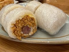 香肠芝士饭团-花悦豆香