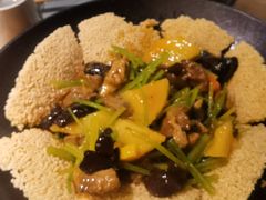 一个锅巴和时蔬-薇酌饮·陕西菜(南门外店)