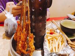 火山烤虾-斗鸡饭场伙·川菜(浆洗街店)