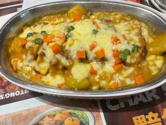 黄金咖喱鸡扒焗饭-文通冰室(东方宝泰店)