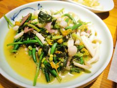 鲜菌黄瓜花-丁记盐蘸牛肉·新杭菜(河东路店)