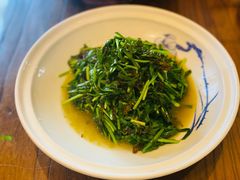 韭菜炒地衣-茅山肴·道家菜·神仙鸡