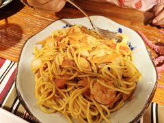 番茄炒海鲜意面-源一咖啡馆(麒麟巷步行街店)