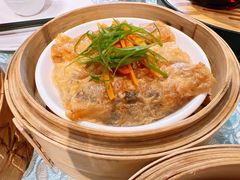 鲜虾腐竹卷-巴扎美食·新疆菜·西域歌舞表演餐厅(新疆大厦店)