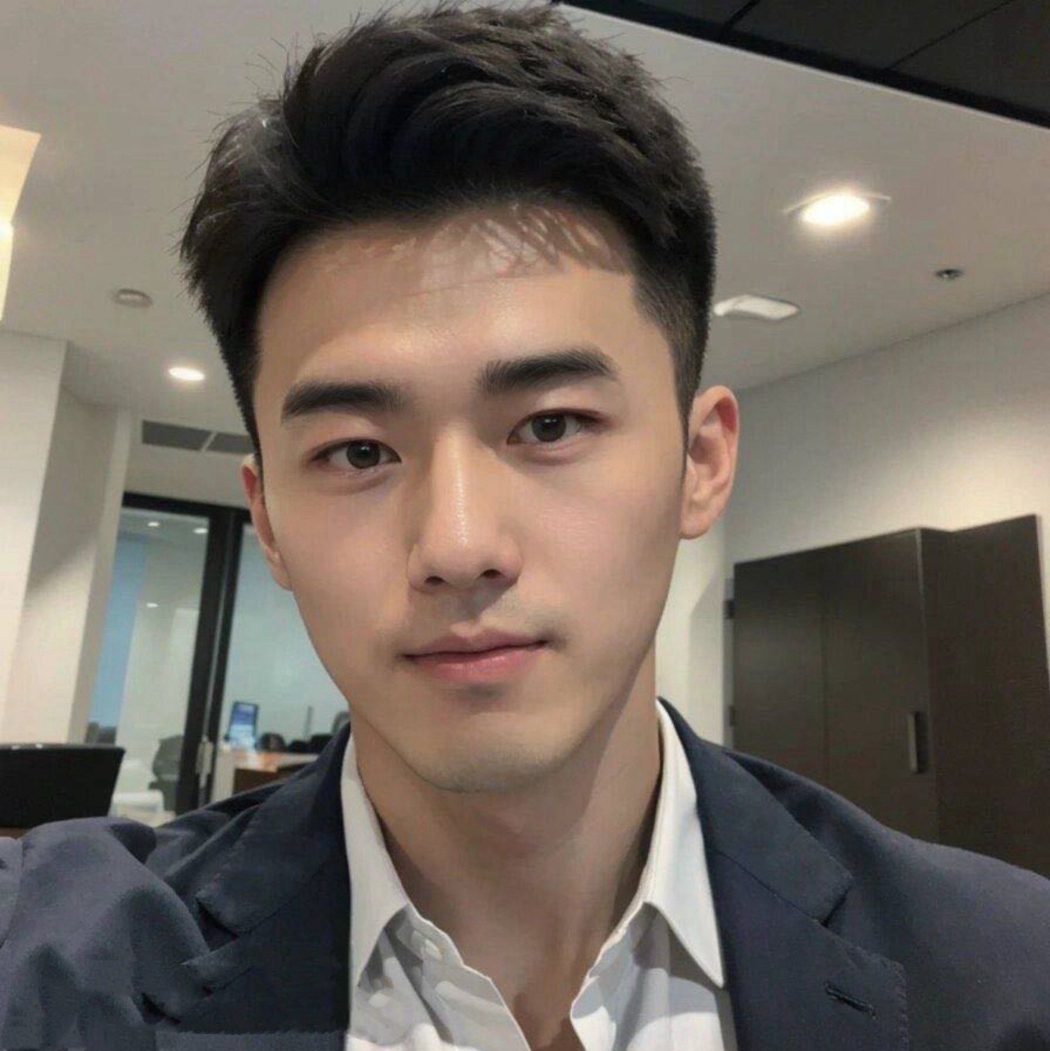 商务发型,自然有型