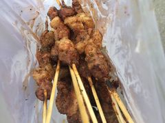 -劳动公园新疆人烤腰子
