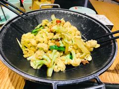 干锅有机花菜-鸡毛店·川菜(双楠店)