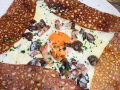 鸡蛋蘑菇熏肉荞麦可丽饼-RAC BAR(安福路店)