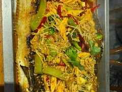 经典香辣烤鱼（清江鱼/份）-锦尚阁烤鱼•天津菜(宣武门胡同店)