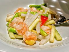 翠绿山药炒虾仁-满满海佛跳墙(千禧店)