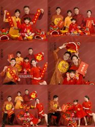 -时光纪亲子全家福照相馆(静安店母女写真父母纪念照)