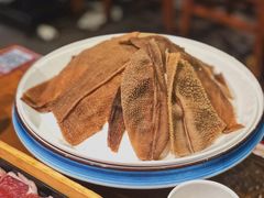 不一样的大片毛肚-古铜老院铜锅涮肉·清真(双井店)