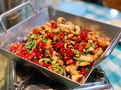 铁板鱿鱼须-昱龙大盆牛蛙馆(三兴街总店)