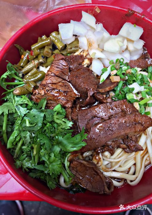 余记精粉世家-麻辣牛肉拌面-菜-麻辣牛肉拌面图片-武汉美食-大众点评